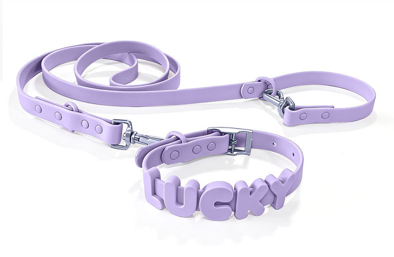Personalized Silicone Pet Name Collar | DIY Letter Dog & Cat Collar|Multiple Color Choices|Easy Take on/off|Pet Collar